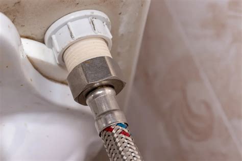 toilet tank hose leaking|Toilet Leaking From Water Supply Line 